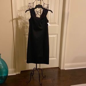 Black back zip Adrianna Papell dress. Can be worn off shoulders.